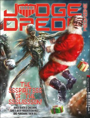 Judge Dredd Megazine (2003) issue 427 Wraparound Cover b/w Alienist Graphic Novel