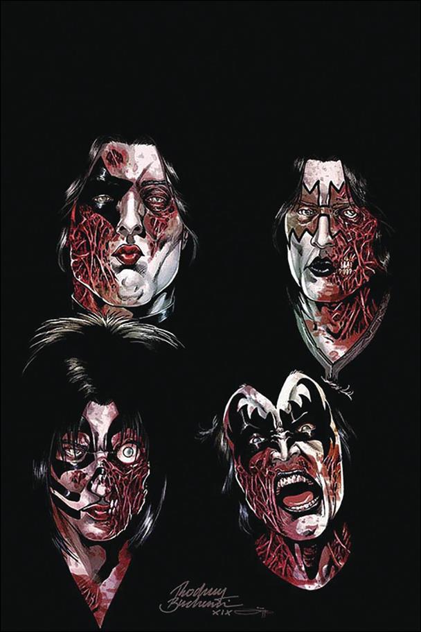 Kiss Zombies issue 3-J Rodney Buchemi 1:20 Virgin Cover