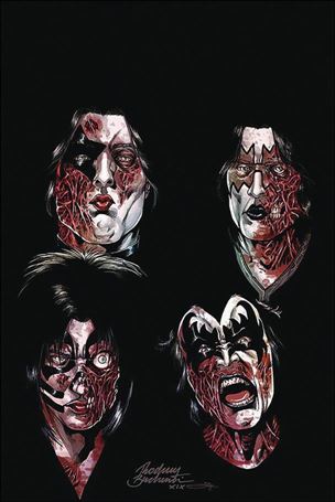 Kiss Zombies issue 3-J Rodney Buchemi 1:20 Virgin Cover