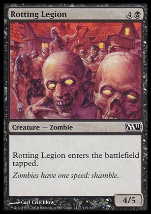 Magic the Gathering: 2011 Core Set (Base Set) card 115 Rotting Legion