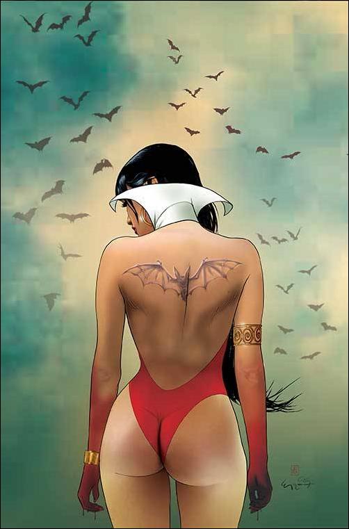 Vampirella: Dark Reflections issue 3-L Ergun Gunduz Virgin 1:25 Cardstock Cover