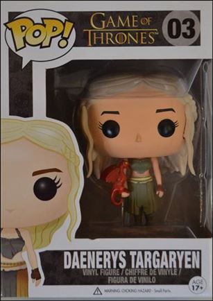 POP! Game of Thrones figure 3-C Daenerys Targaryen (Error Red Dragon)