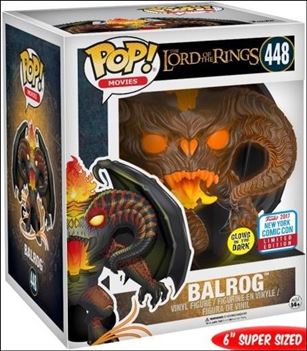 POP! Movies figure 448-B Balrog (GITD) NYCC 2017 Exclusive
