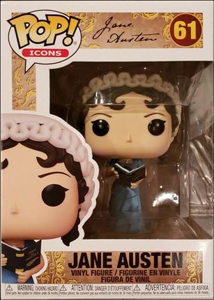 POP! Icons figure 61-B Jane Austen (No Sticker) BAM Exclusive