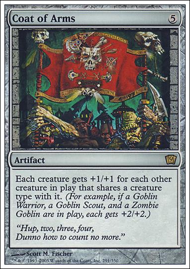 Magic the Gathering: 9th Edition (Base Set) card 291 Coat of Arms