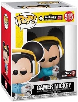 POP! Disney figure 515 Gamer Mickey (Sitting) GameStop Exclusive