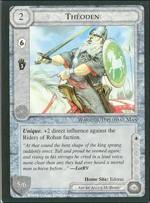 Middle-Earth: The Wizards (Base Set) card 432 Theoden