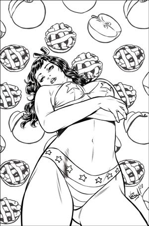 Bettie Page (2020) issue 2-Q Vincenzo Federici 1:35 B&W Virgin Cover