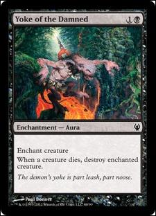 Magic the Gathering: Duel Decks: Izzet vs. Golgari (Base Set) card 68 Yoke of the Damned
