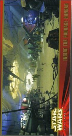 Star Wars: Episode I Widevision: Series 1 (Base Set) card 42 Inside The Podrace Hangar
