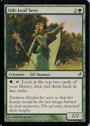 Magic the Gathering: Lorwyn (Base Set) card 215 Gilt-Leaf Seer