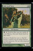 Magic the Gathering: Lorwyn (Base Set) card 215 Gilt-Leaf Seer