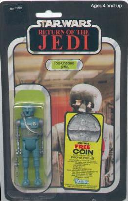Star Wars 3 3/4" Basic Action Figures (Vintage) figure 41-B Too-Onebee (2-1B) (ROTJ)