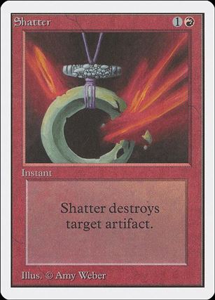 Magic the Gathering: Unlimited (Base Set) card 174 Shatter