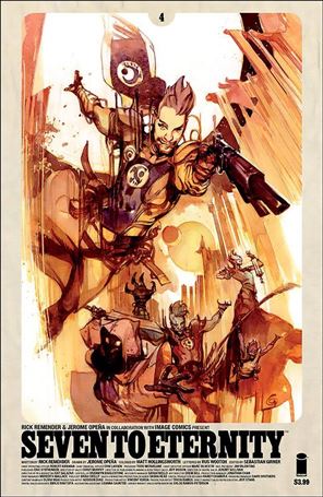 Seven to Eternity issue 4-B Greg Tocchini Cover