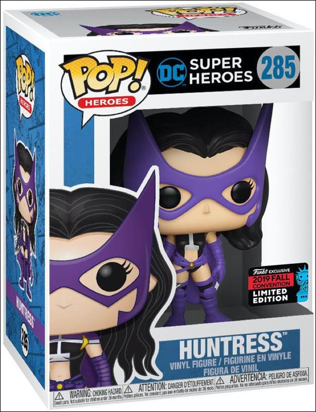 POP! Heroes figure 285-B Huntress Fall Convention Exclusive 