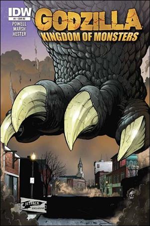 Godzilla: Kingdom of Monsters issue 1-NO Jetpack Comics Cover 1/500