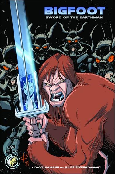 Bigfoot: Sword of the Earthman (2015) issue 3-B Dave Hamann Cover 1/1500