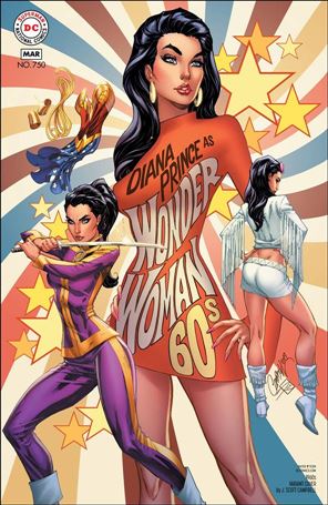 Wonder Woman (1942) issue 750-D J. Scott Campbell 1960's Cover