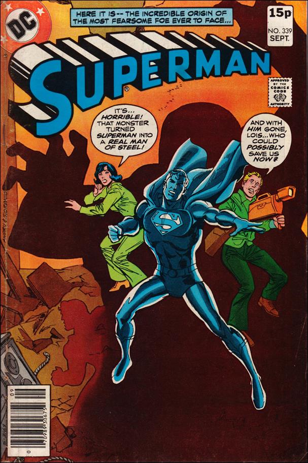 Superman (1939) issue 339-C UK Price Cover