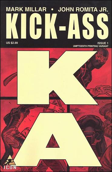Kick-Ass (2008) issue 1-G "Umpteenth" Printing (Far Left Cover)