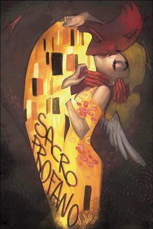 Un/Sacred (2019) issue 3-D Mirka Andolfo Gustav Klimt Homage Cover