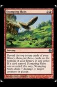 Magic the Gathering: Morningtide (Base Set) card 107 Stomping Slabs