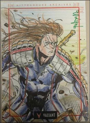 2013 Valiant Comics Preview Trading Card Set (Sketch Card Subset) card FM-14