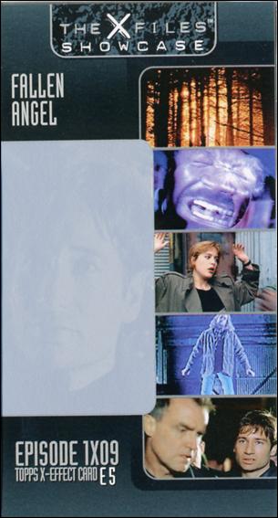 X-Files Showcase Widevision (X-Effect Subset) card E5 Fallen Angel - Episode 1x09