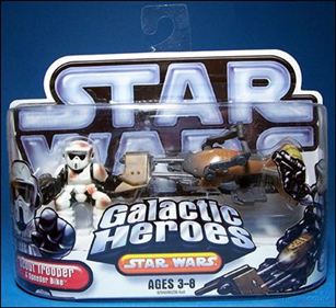 Star Wars: Galactic Heroes figure 27 Scout Trooper and Speeder Bike