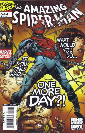 Amazing Spider-Man (1963) issue 544-F Joe Quesada Cover DF (Signed by John Romita) 1/110