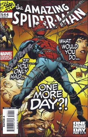 Amazing Spider-Man (1963) issue 544-F Joe Quesada Cover DF (Signed by John Romita) 1/110