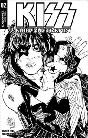 Kiss: Blood and Stardust issue 2-J Jim Balent Jetpack/Forbidden Comics B&W Cover
