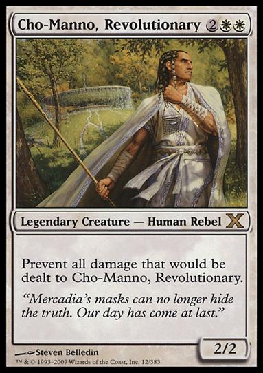 Magic the Gathering: 10th Edition (Base Set) card 12 Cho-Manno, Revolutionary