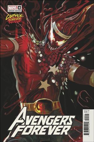 Avengers Forever (2022) issue 4-D Stephanie Hans Carnage Forever Cover