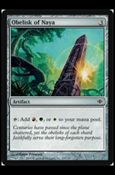 Magic the Gathering: Shards of Alara (Base Set) card 216 Obelisk of Naya