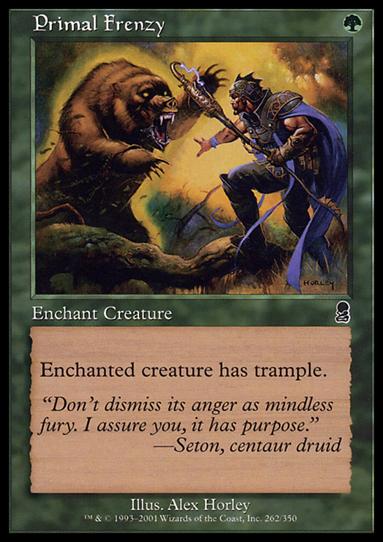 Magic the Gathering: Odyssey (Base Set) card 262 Primal Frenzy