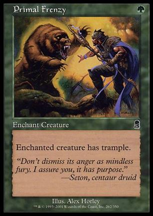 Magic the Gathering: Odyssey (Base Set) card 262 Primal Frenzy