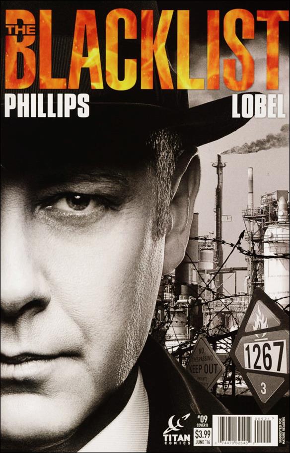 Blacklist issue 9-B Subscription Photo Cover