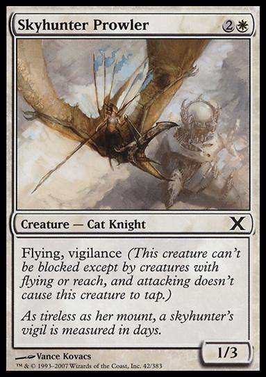 Magic the Gathering: 10th Edition (Base Set) card 42 Skyhunter Prowler