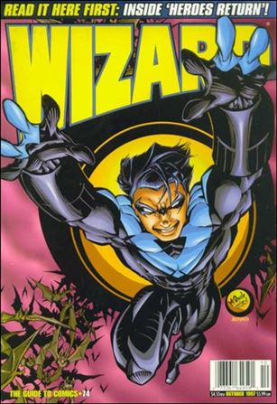Wizard: The Guide to Comics issue 74-B Scott McDaniel Nightwing Cover