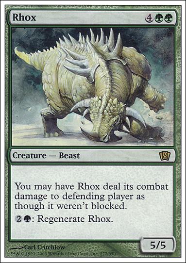 Magic the Gathering: 8th Edition (Base Set) card 277 Rhox
