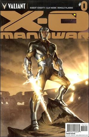 X-O Manowar (2012)  issue 0-K Jelena Kevic-Djurdjevic Gold Cover