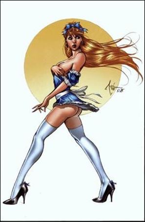 Escape from Wonderland issue 0-I Gold Circle Statue Promo 1/25 Cover