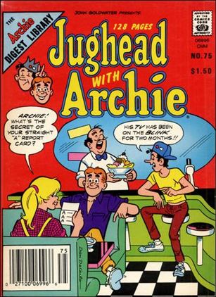 Jughead with Archie Digest Magazine issue 75-B Canadian Price Cover