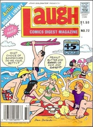 Laugh Digest Magazine issue 72-B Canadian Price Cover