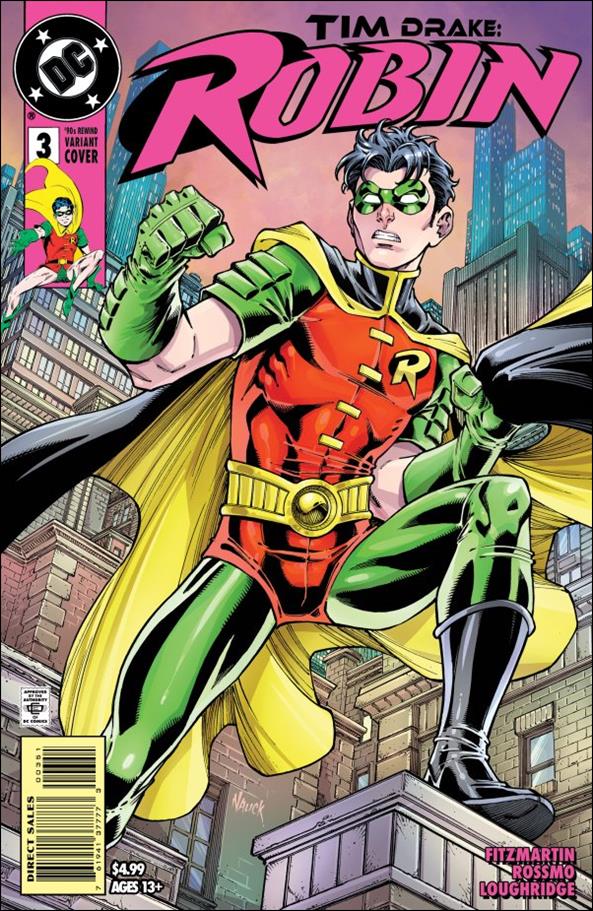 Tim Drake: Robin issue 3-C Todd Nauck '90s Month Cardstock Cover