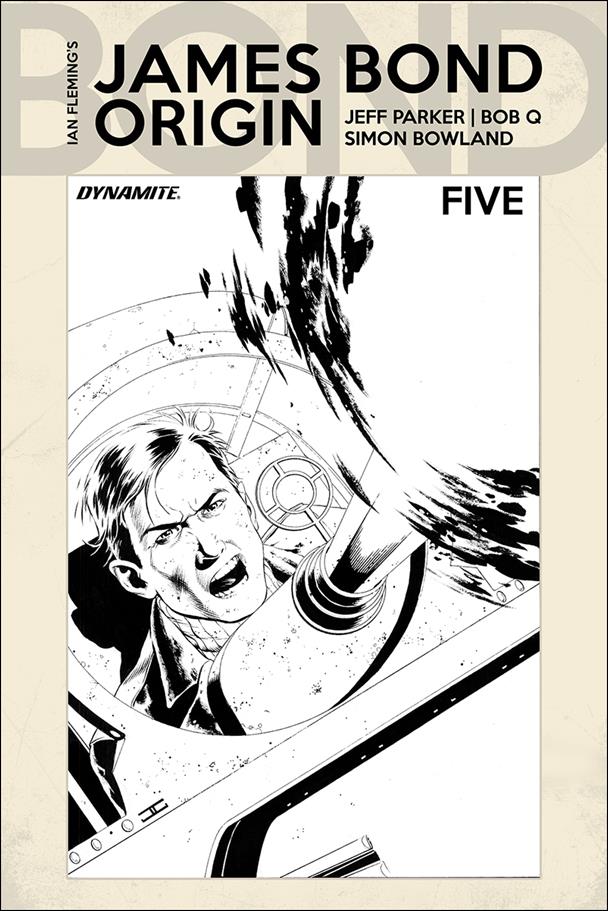 James Bond: Origin issue 5-F John Cassaday 1:10 Black & White Cover