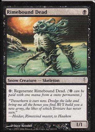 Magic the Gathering: Coldsnap (Base Set) card 69 Rimebound Dead