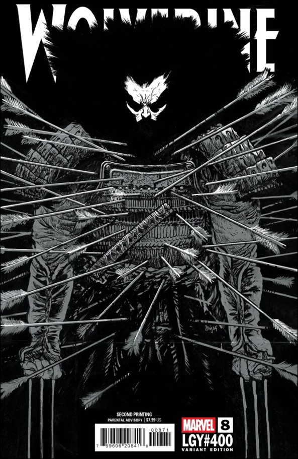 Wolverine (2024) issue 8-G Daniel Warren Johnson B&W Cover (Second Printing)